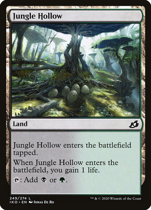 CAD Jungle Hollow card from the Ikoria: Lair of Behemoths set