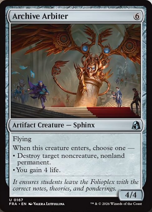 CAD Archive Arbiter card from the Reality Fracture set