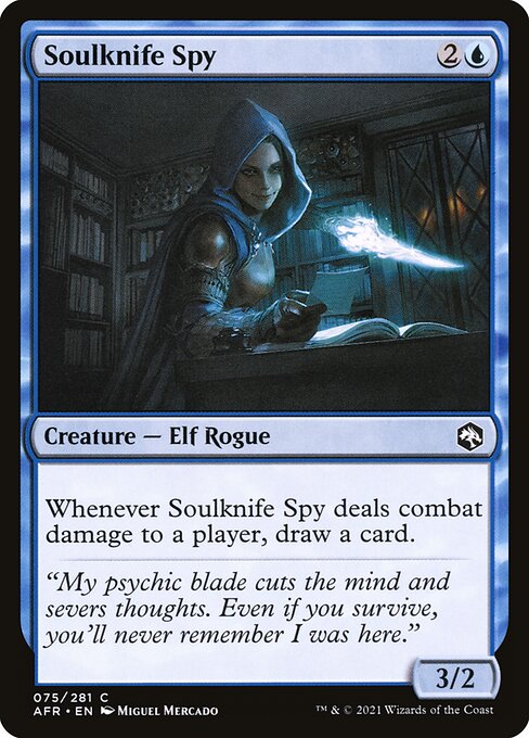 CAD Soulknife Spy card from the Adventures in the Forgotten Realms set