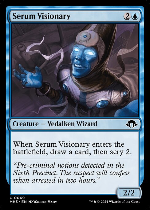 Serum Visionary card from the Modern Horizons 3 set