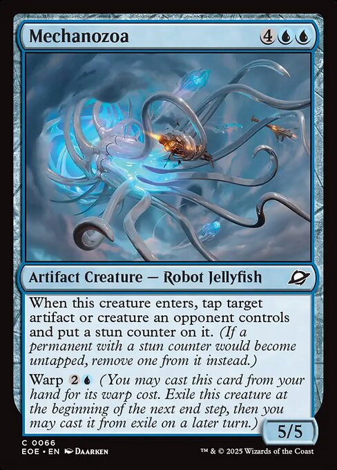 CAD Mechanozoa card from the Edge of Eternities set