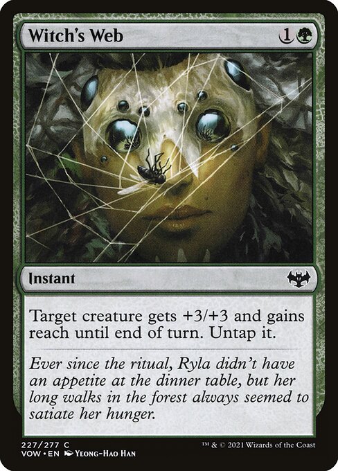 CAD Witch's Web card from the Innistrad: Crimson Vow set