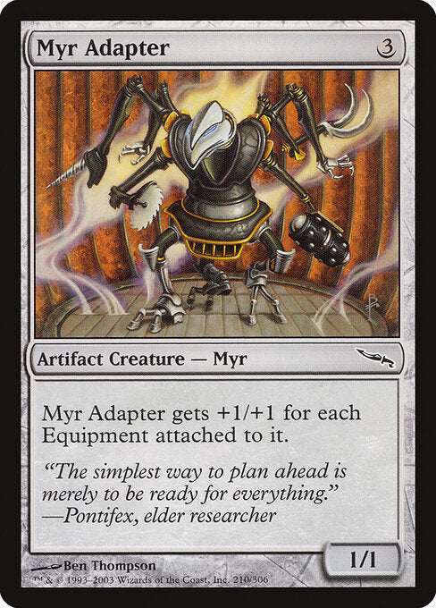 Myr Adapter card from the Mirrodin set
