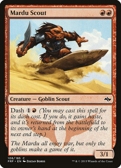 CAD Mardu Scout card from the Fate Reforged set