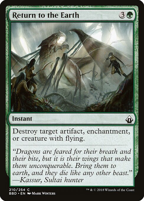 Return to the Earth card from the Battlebond set