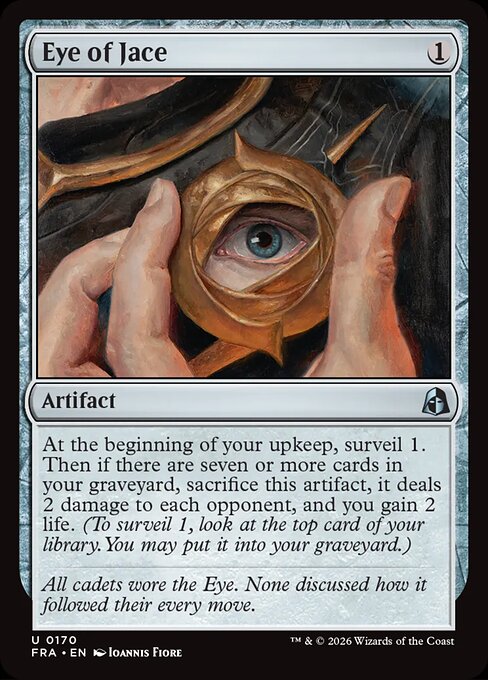 CAD Eye of Jace card from the Reality Fracture set