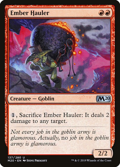 Ember Hauler card from the Core Set 2020 set