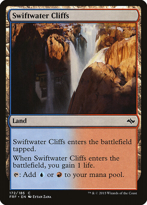 Swiftwater Cliffs card from the Fate Reforged set