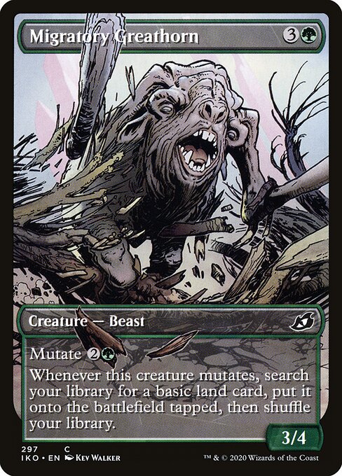 CAD Migratory Greathorn card from the Ikoria: Lair of Behemoths set