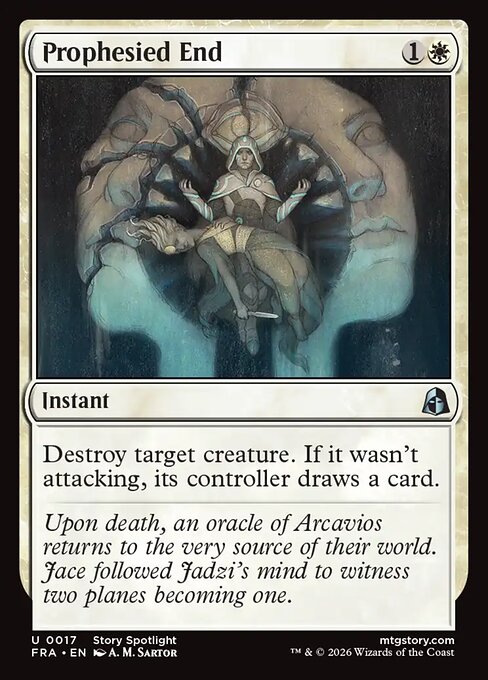 CAD Prophesied End card from the Reality Fracture set