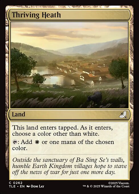 CAD Thriving Heath card from the Avatar: The Last Airbender Eternal set
