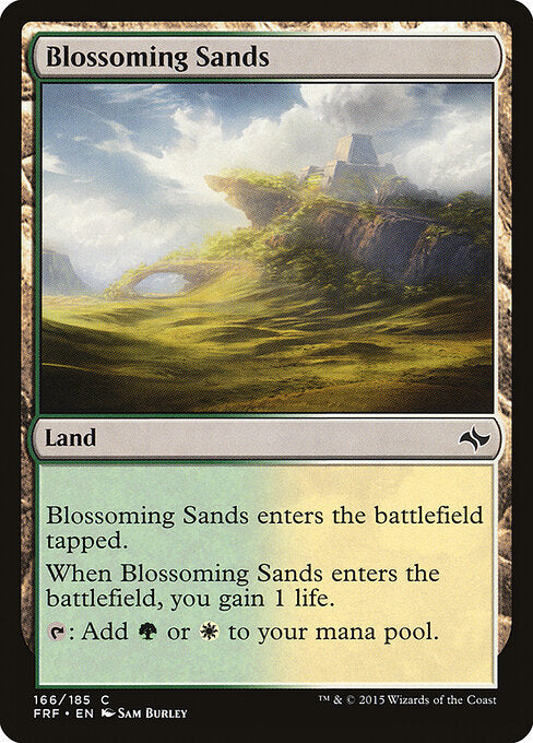 Blossoming Sands card from the Fate Reforged set