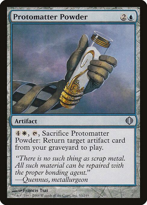 Protomatter Powder