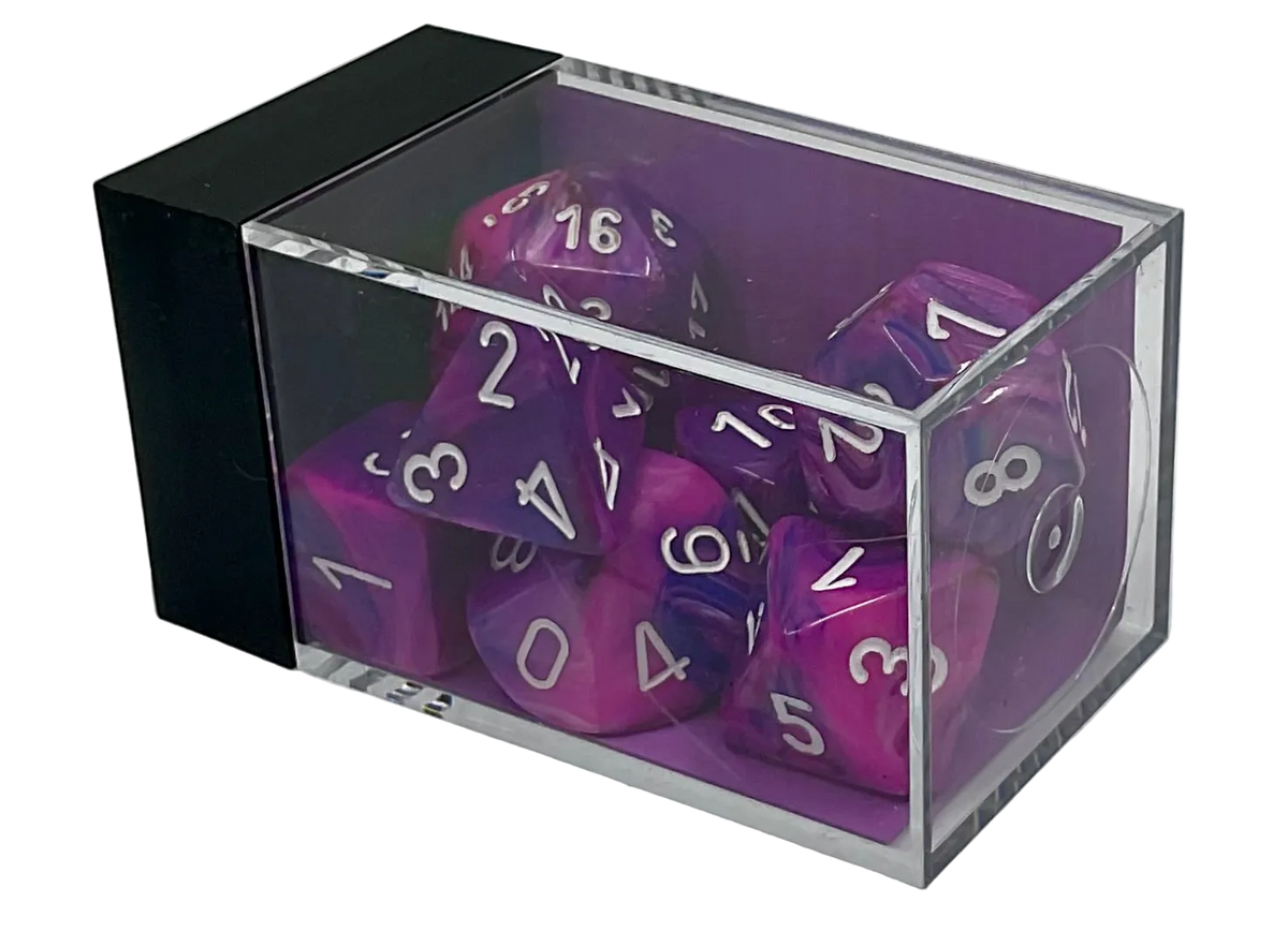 Chessex Violet (White) Polyhedral Dice