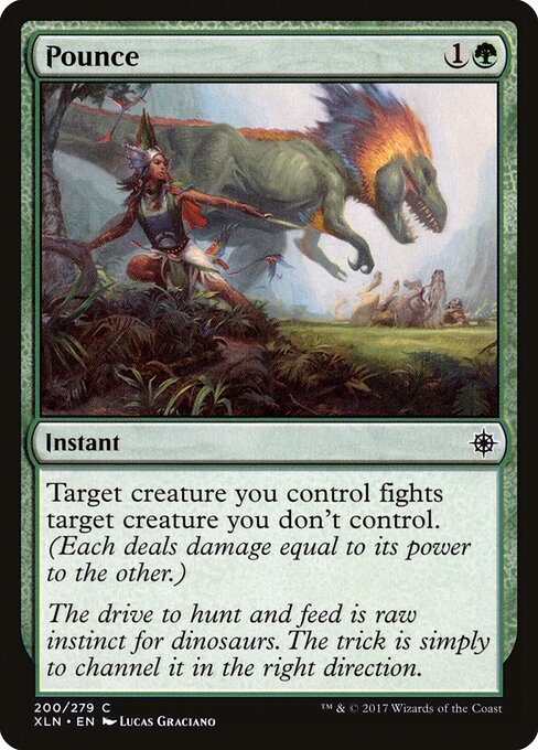 Pounce card from the Ixalan set