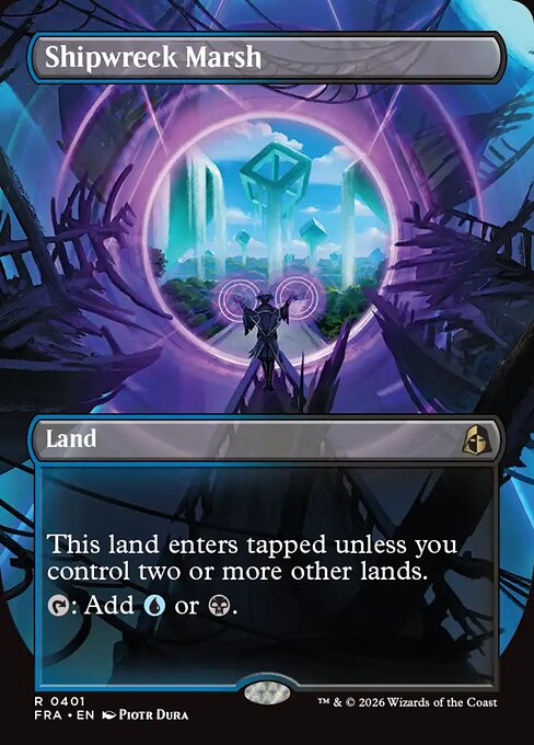 Foil CAD Shipwreck Marsh card from the Reality Fracture set