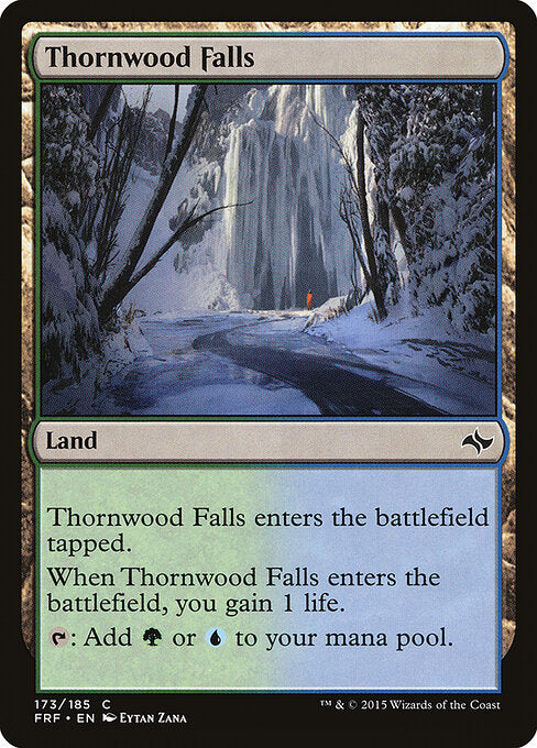 Thornwood Falls card from the Fate Reforged set
