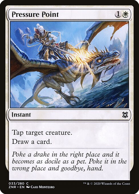 Pressure Point card from the Zendikar Rising set
