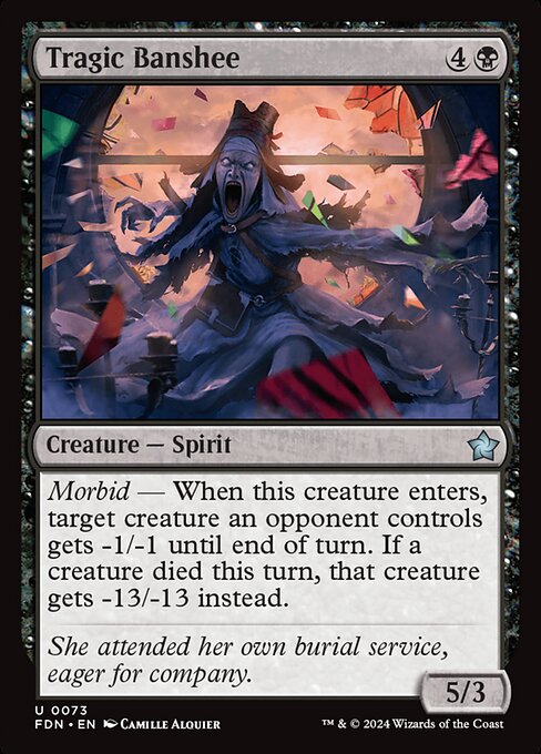 Tragic Banshee card from the Foundations set