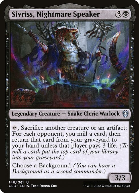Sivriss, Nightmare Speaker (FOIL)