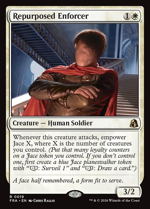 CAD Repurposed Enforcer card from the Reality Fracture set