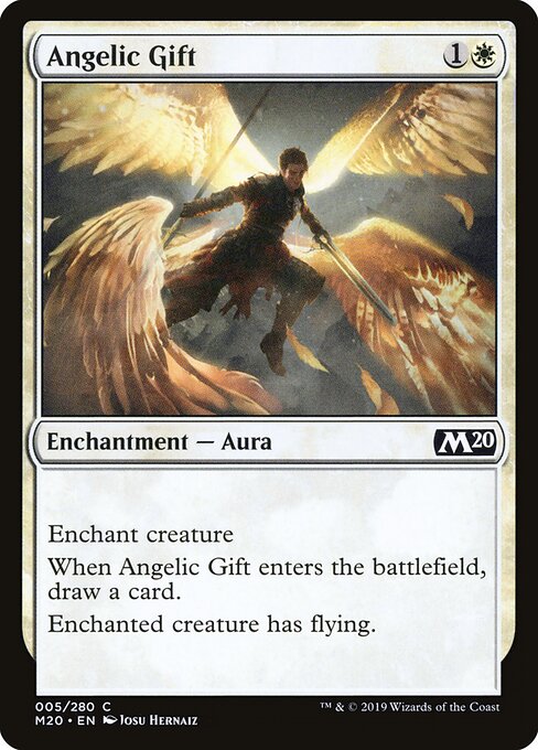 CAD Angelic Gift card from the Core Set 2020 set