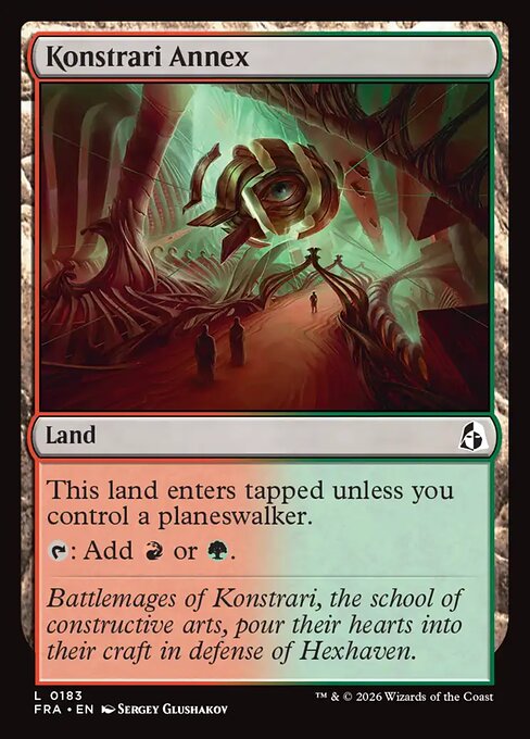 CAD Konstrari Annex card from the Reality Fracture set