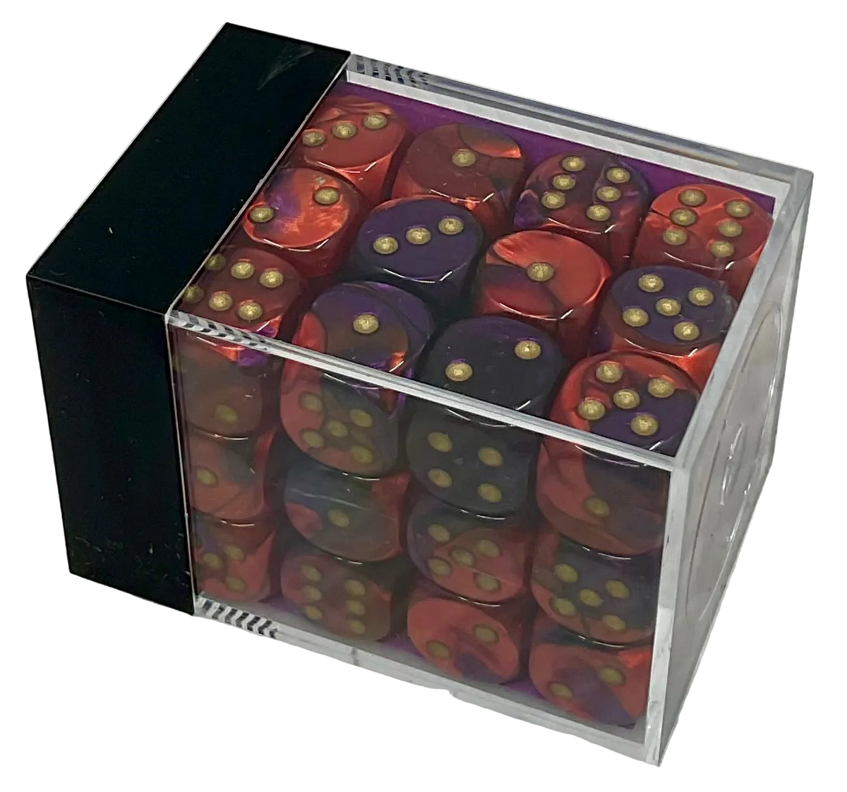 Chessex Gemini® Purple-Red (Gold)