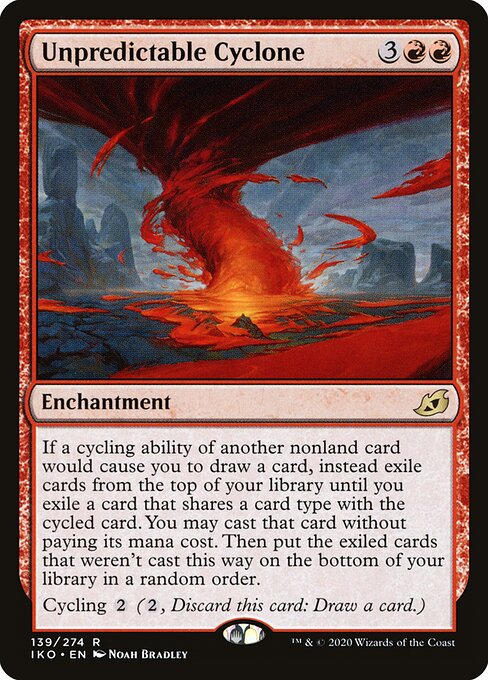 CAD Unpredictable Cyclone card from the Ikoria: Lair of Behemoths set