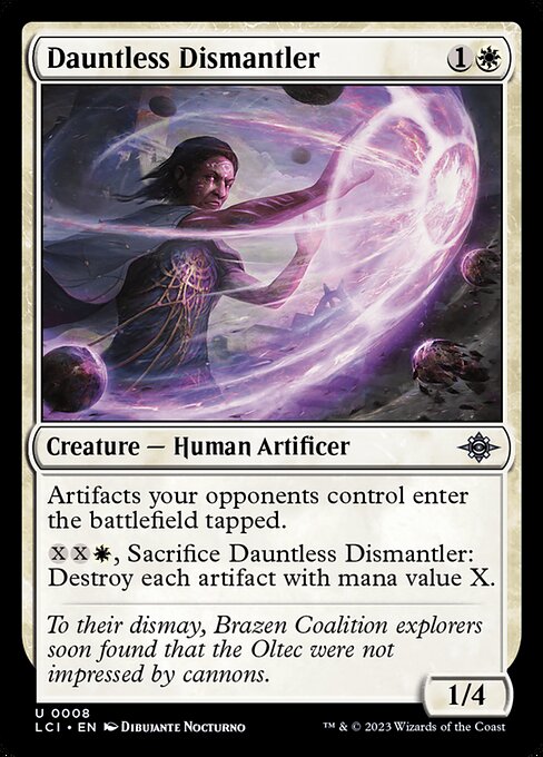 Dauntless Dismantler card from the The Lost Caverns of Ixalan set