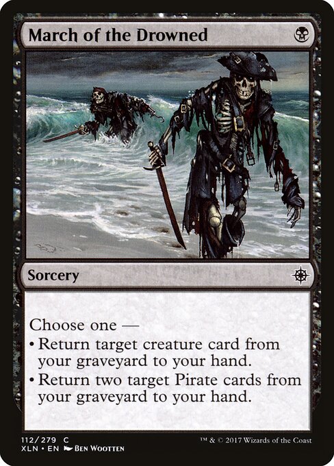 March of the Drowned card from the Ixalan set