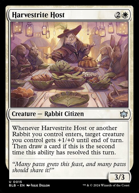 CAD Harvestrite Host card from the Bloomburrow set