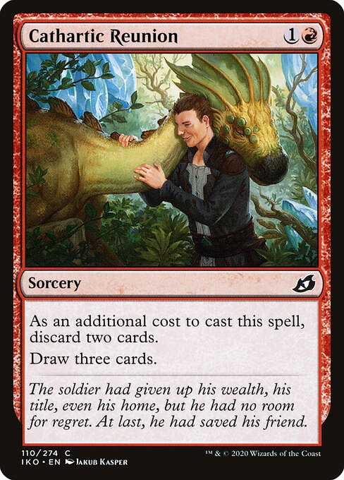 Cathartic Reunion card from the Ikoria: Lair of Behemoths set