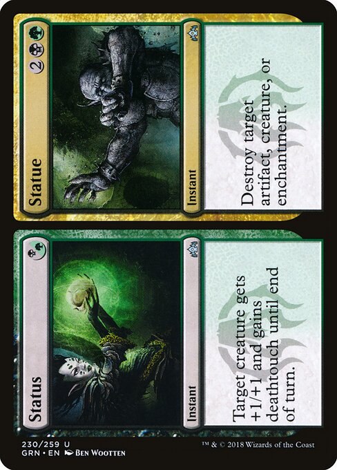 Status // Statue card from the Guilds of Ravnica set