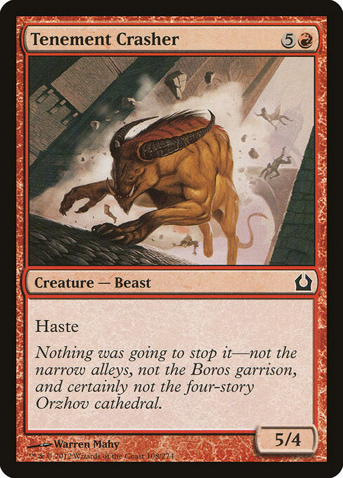 Tenement Crasher card from the Return to Ravnica set