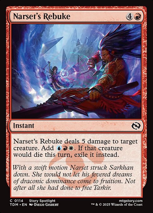 Narset's Rebuke (FOIL)