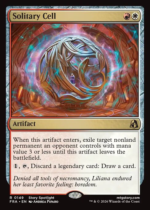 Foil CAD Solitary Cell card from the Reality Fracture set