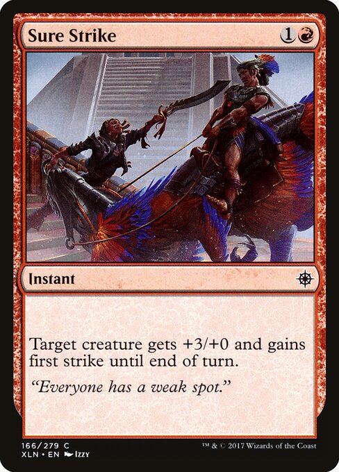 CAD Sure Strike card from the Ixalan set