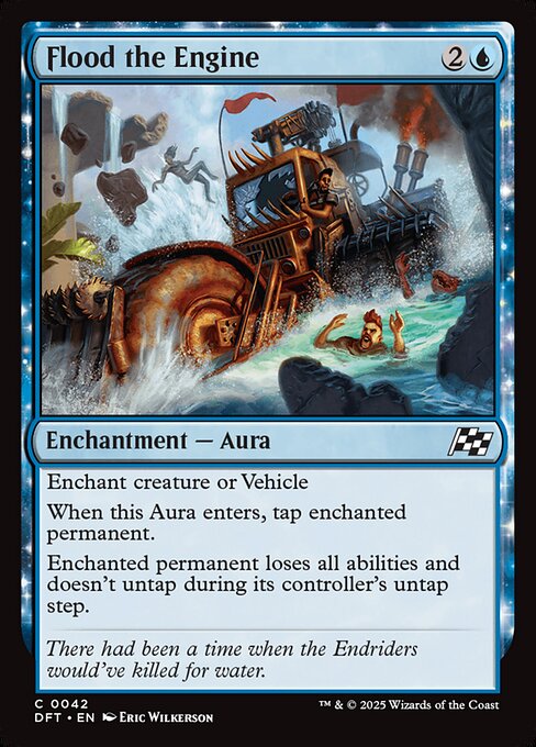 Flood the Engine card from the Aetherdrift set