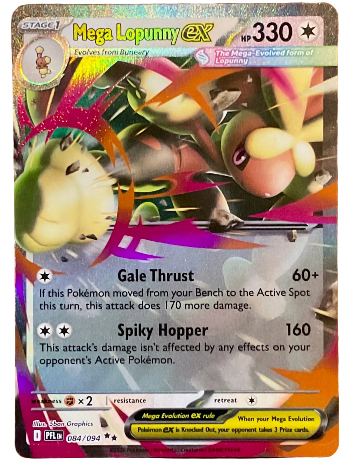 Mega Lopunny ex 084/094 - Phantasmal Flames
