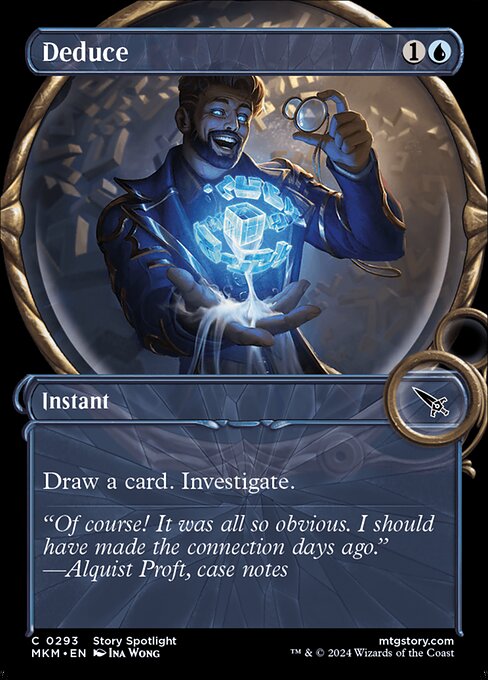 CAD Deduce card from the Murders at Karlov Manor set