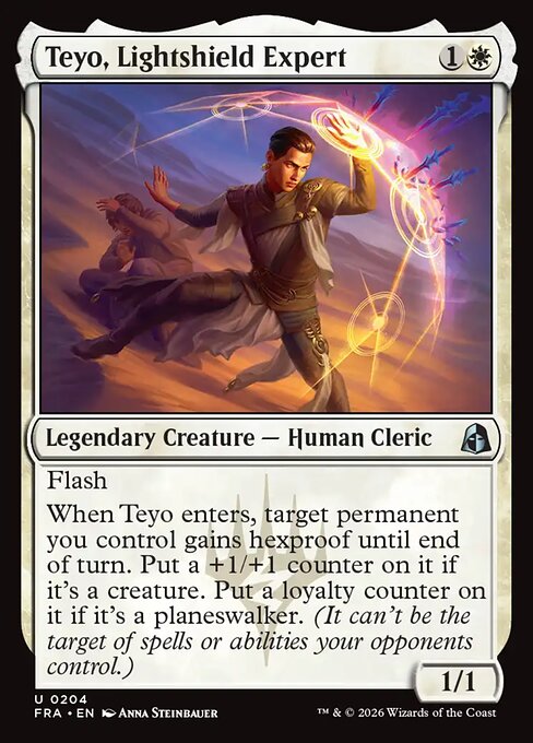 CAD Teyo, Lightshield Expert card from the Reality Fracture set