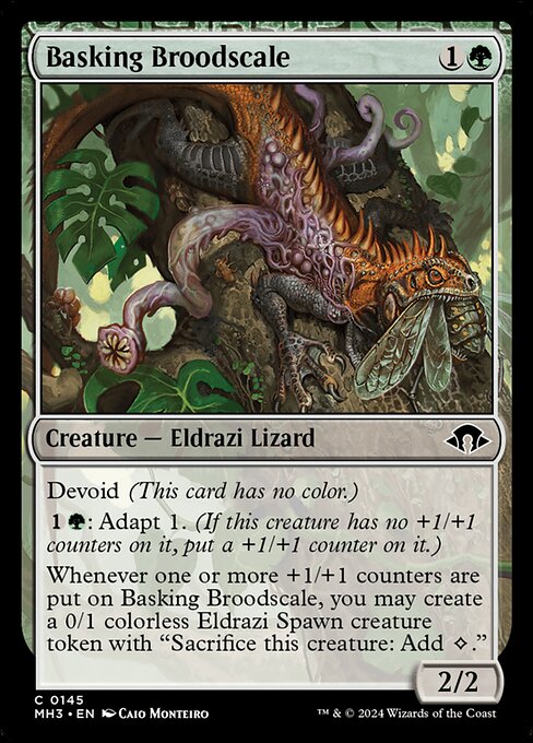 Basking Broodscale card from the Modern Horizons 3 set