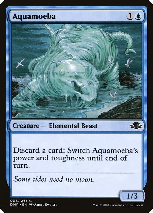 CAD Aquamoeba card from the Dominaria Remastered set