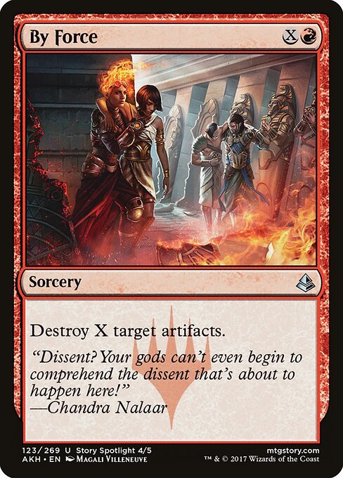 By Force card from the Amonkhet set