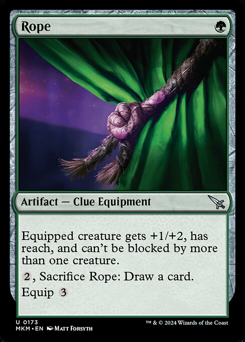 CAD Rope card from the Murders at Karlov Manor set