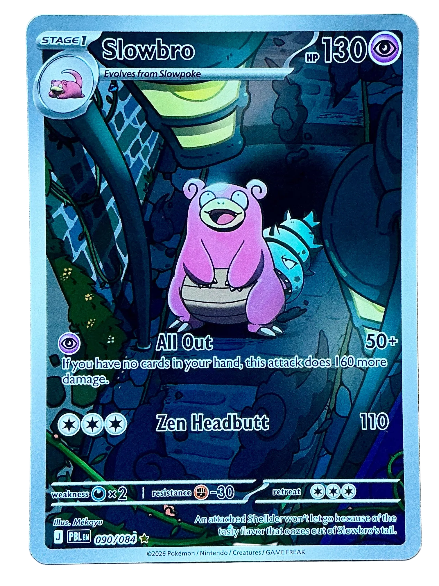 Slowbro (Illustration Rare) - Pitch Black - 090/08
