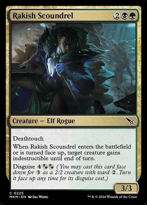 CAD Rakish Scoundrel card from the Murders at Karlov Manor set