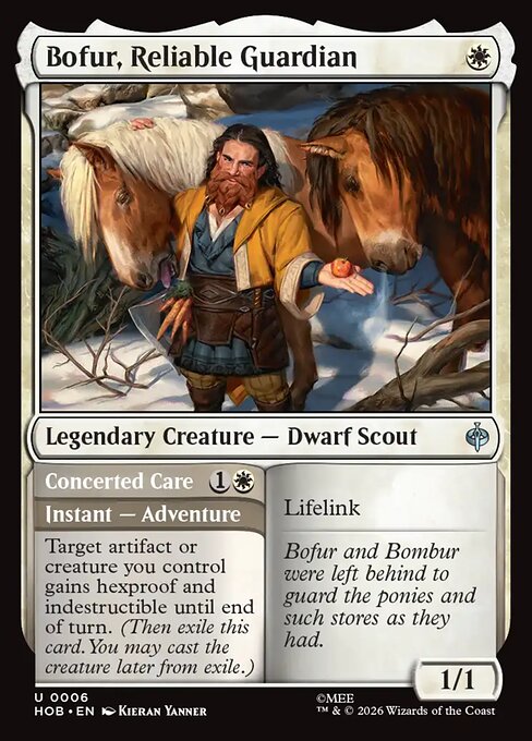 Bofur, Reliable Guardian // Concerted Care (FOIL)