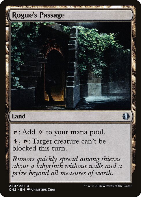 Rogue's Passage card from the Conspiracy: Take the Crown set
